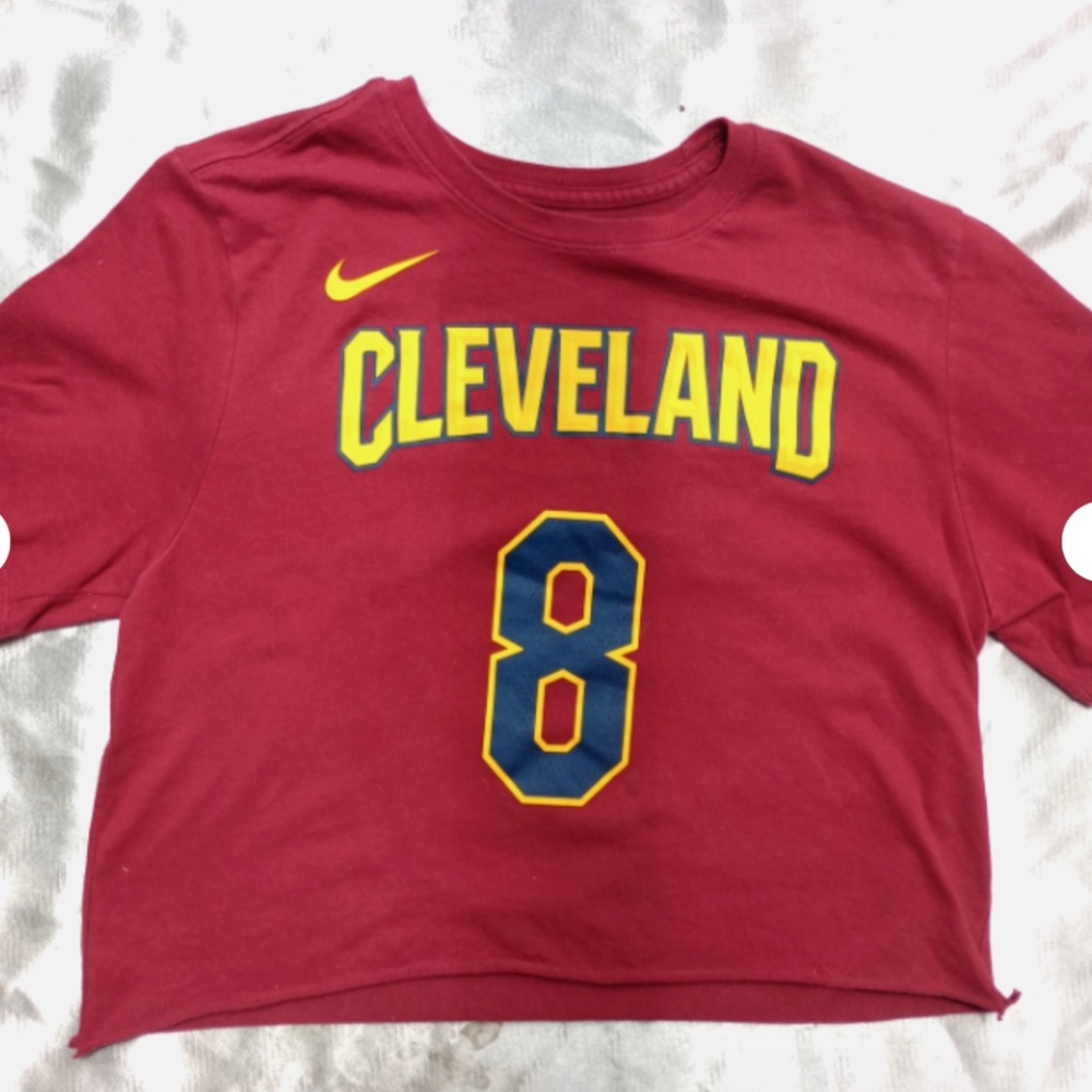 NBA Cleveland Cavaliers Clarckson #8 The Nike Tee Womens crop t shirt szM NWOT